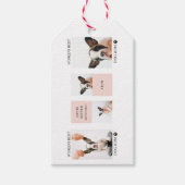 Weltbeste Mama für Hunde | Collage Foto | Pastellr Geschenkanhänger (Vorderseite)