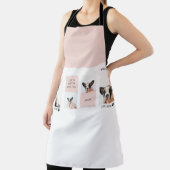 Weltbeste Mama für Hunde | Collage Foto | Pastellr Schürze (InSitu)