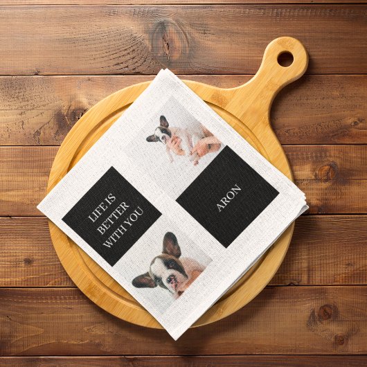 Weltbeste Mama für Hunde | Foto für Sammelhunde Geschirrtuch