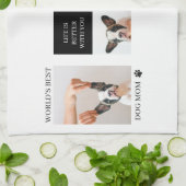 Weltbeste Mama für Hunde | Foto für Sammelhunde Geschirrtuch (Gefaltet)