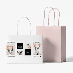 Weltbeste Mama für Hunde   Foto für Sammelhunde Große Geschenktüte