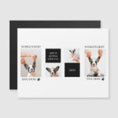 Weltbeste Mama für Hunde | Foto für Sammelhunde Magnetkarte (Vorne/Hinten)