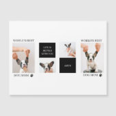 Weltbeste Mama für Hunde | Foto für Sammelhunde Magnetkarte (Vorderseite)