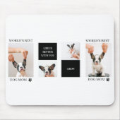 Weltbeste Mama für Hunde | Foto für Sammelhunde Mousepad (Vorne)