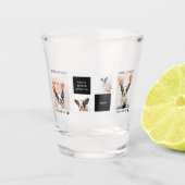 Weltbeste Mama für Hunde | Foto für Sammelhunde Schnapsglas (Vorderseite)