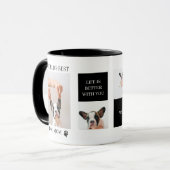 Weltbeste Mama für Hunde | Foto für Sammelhunde Tasse (Vorderseite Links)