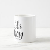 WELTBESTE MAMA Geburtstags Personalisierter Indivi Kaffeetasse (Mittel)
