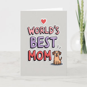 Weltbeste Mama Grafikkarte Karte