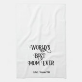 Weltbeste Mama je Muttertag, Koch Mutter Geschirrtuch (Vertikal)