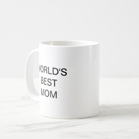 Weltbeste MAMA Kaffeetasse (Vorderseite Links)