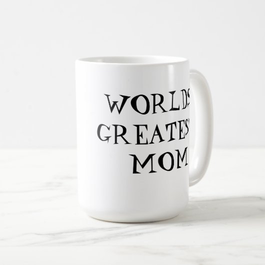 Weltbeste Mama Kaffeetasse (VorderseiteRechts)