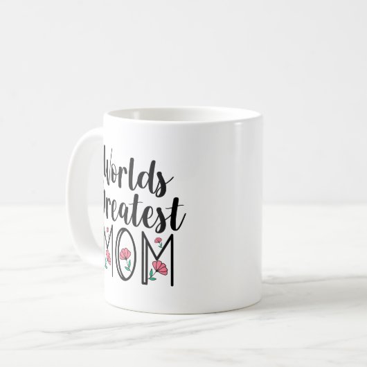 Weltbeste Mama Kaffeetasse (Vorderseite Links)