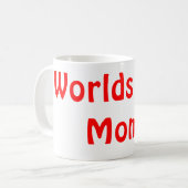 Weltbeste Mama! Kaffeetasse (Vorderseite Links)