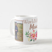 WELTbeste MAMA MIT 2 FOTOS Kaffeetasse (Vorderseite Links)