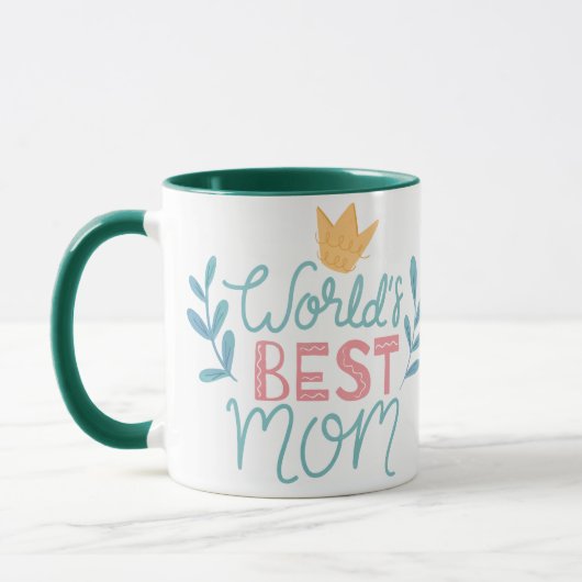 Weltbeste Mama | Muttertagskaffee Tasse (Links)