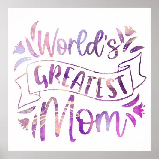Weltbeste Mama Poster (Vorne)