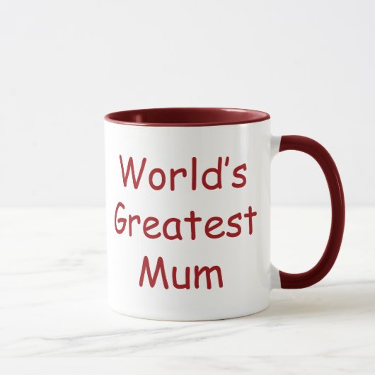 Weltbeste Mama Tasse (Rechts)