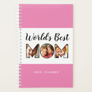 Weltbeste Mama Zitat 3 FotoCollage 2025 Planer