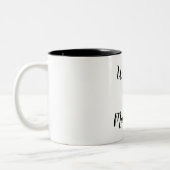 Weltbeste Manager-Tasse Zweifarbige Tasse (Links)