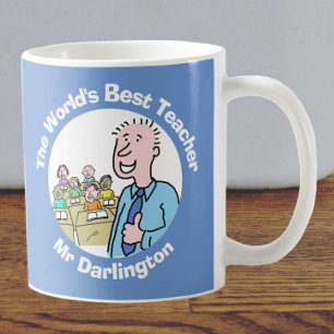 Weltbeste männliche Lehrerin Kaffeetasse