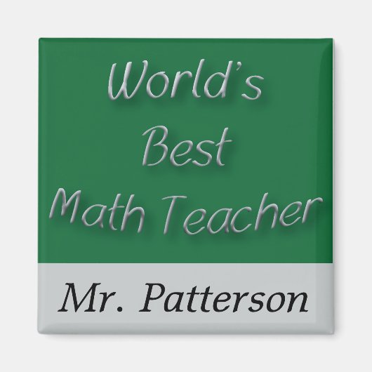 Weltbeste Mathematiklehrerin Magnet (Vorne)