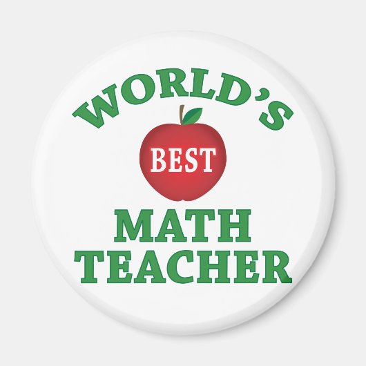 Weltbeste Mathematiklehrerin Magnet (Vorne)