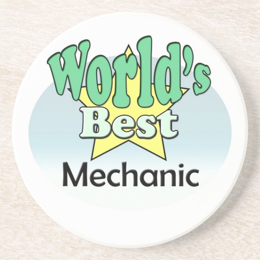 Weltbeste Mechanik Getränkeuntersetzer (Vorne)