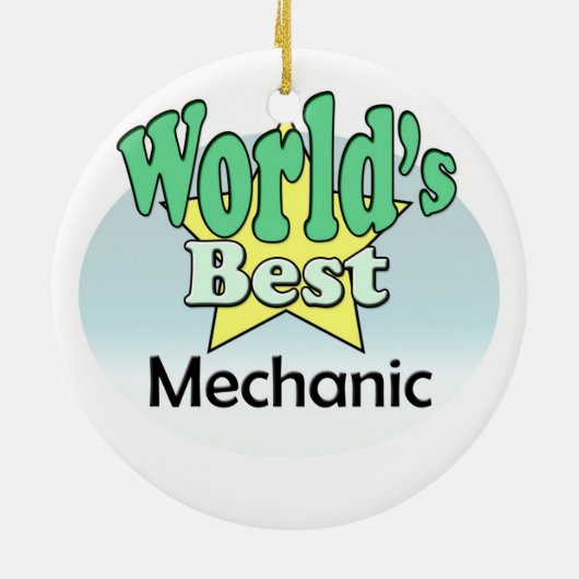 Weltbeste Mechanik Keramik Ornament (Hinten)