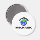 Weltbeste Mechanik Magnet (Vorderseite/Rückseite)
