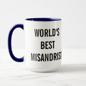 Weltbeste misandrist Tasse (Links)