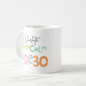 Weltbeste moderne Print White Tasse (Vorderseite Links)