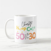 Weltbeste moderne Print White Tasse (Links)