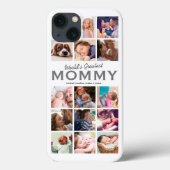 Weltbeste Mommy-FotoCollage Case-Mate iPhone Hülle (Rückseite)