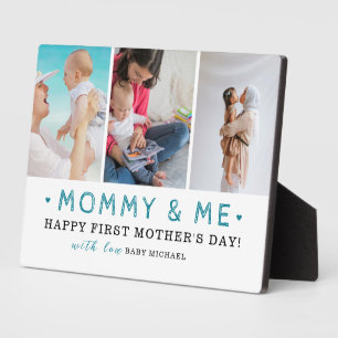Weltbeste Mommy - Glücklicher 1. Muttertag Fotoplatte