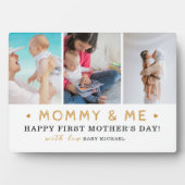 Weltbeste Mommy - Glücklicher 1. Muttertag Fotoplatte (Vorderseite)