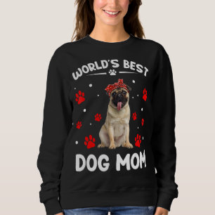 Weltbeste Mops-Hunde-Mama Sonniger Muttertag Sweatshirt