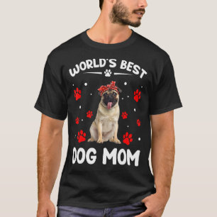 Weltbeste Mops-Hunde-Mama Sonniger Muttertag T-Shirt