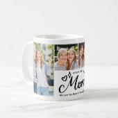 Weltbeste Mutter Aller Zeiten Foto-Collage Muttert Kaffeetasse (Vorderseite Links)