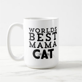 Weltbeste Mutter Cat Zweifarbige Tasse