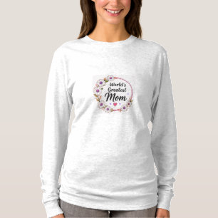 Weltbeste-Mutter-Gänseblümchen-Kranz T-Shirt