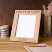 Weltbeste Mutter Geätzte Rahmen (Links)