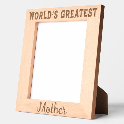 Weltbeste Mutter Geätzte Rahmen (Links)