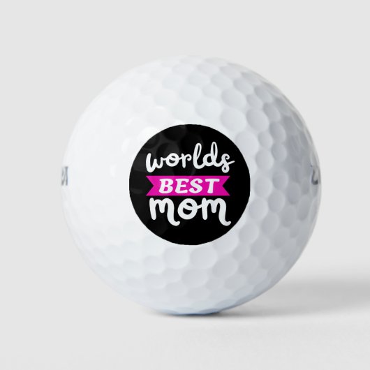 Weltbeste Mutter Golfball (Vorderseite)