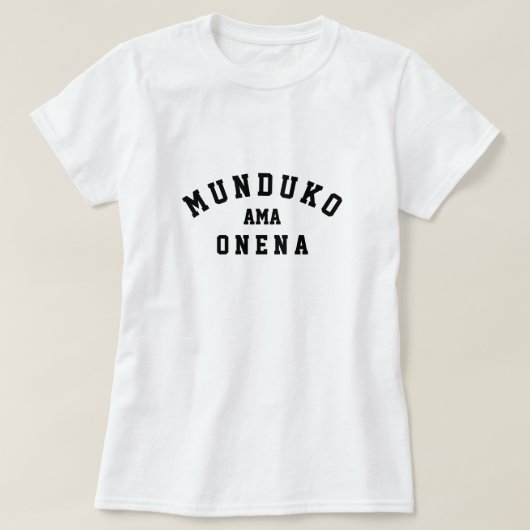 Weltbeste Mutter im baskischen Munduko ama onena T-Shirt (Design vorne)