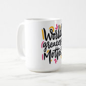 Weltbeste Mutter Muttertag-Kaffeetasse Kaffeetasse (Vorderseite Links)