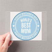Weltbeste Mutter Muttertags-BlAcryl-Einladung Acryleinladungen (Insitu (Handheld))