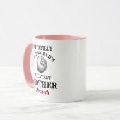 Weltbeste Mutter Name Mumm hinzufügen Tasse (Vorderseite Links)