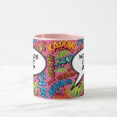 Weltbeste-Mutter-Spaß-Comic Tasse (Zentrum)