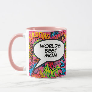 Weltbeste-Mutter-Spaß-Comic Tasse