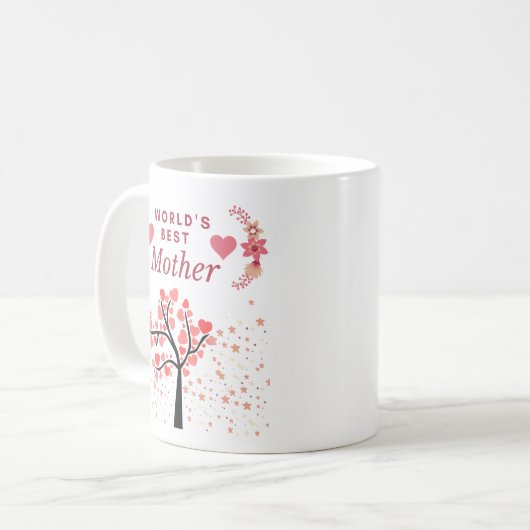 Weltbeste Mutter-Tasse Kaffeetasse (Vorderseite Links)